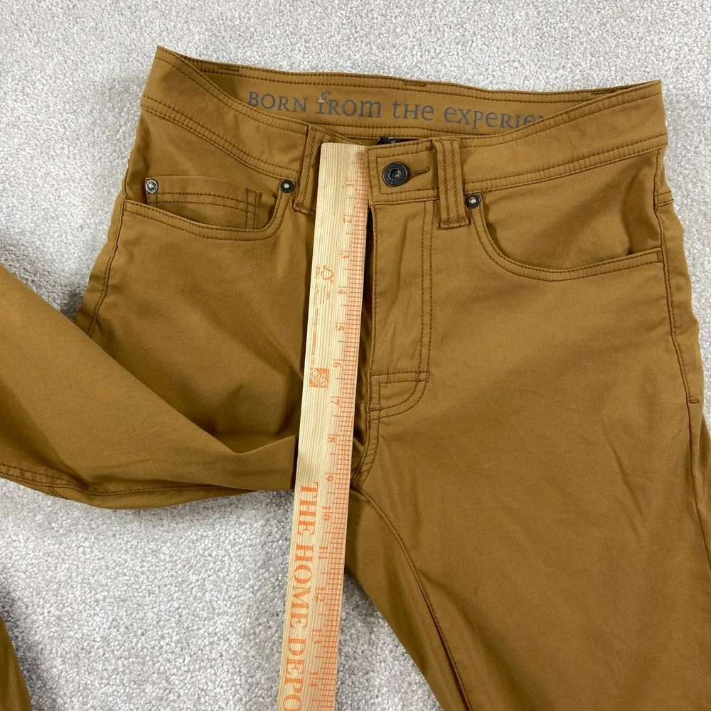 Prana Brion Pants Mens 28x34 (Fits 29x33) Slim Fit Stretch Nylon Outdoor Hiking
